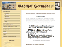Tablet Screenshot of hermsdorfer-gasthof.de